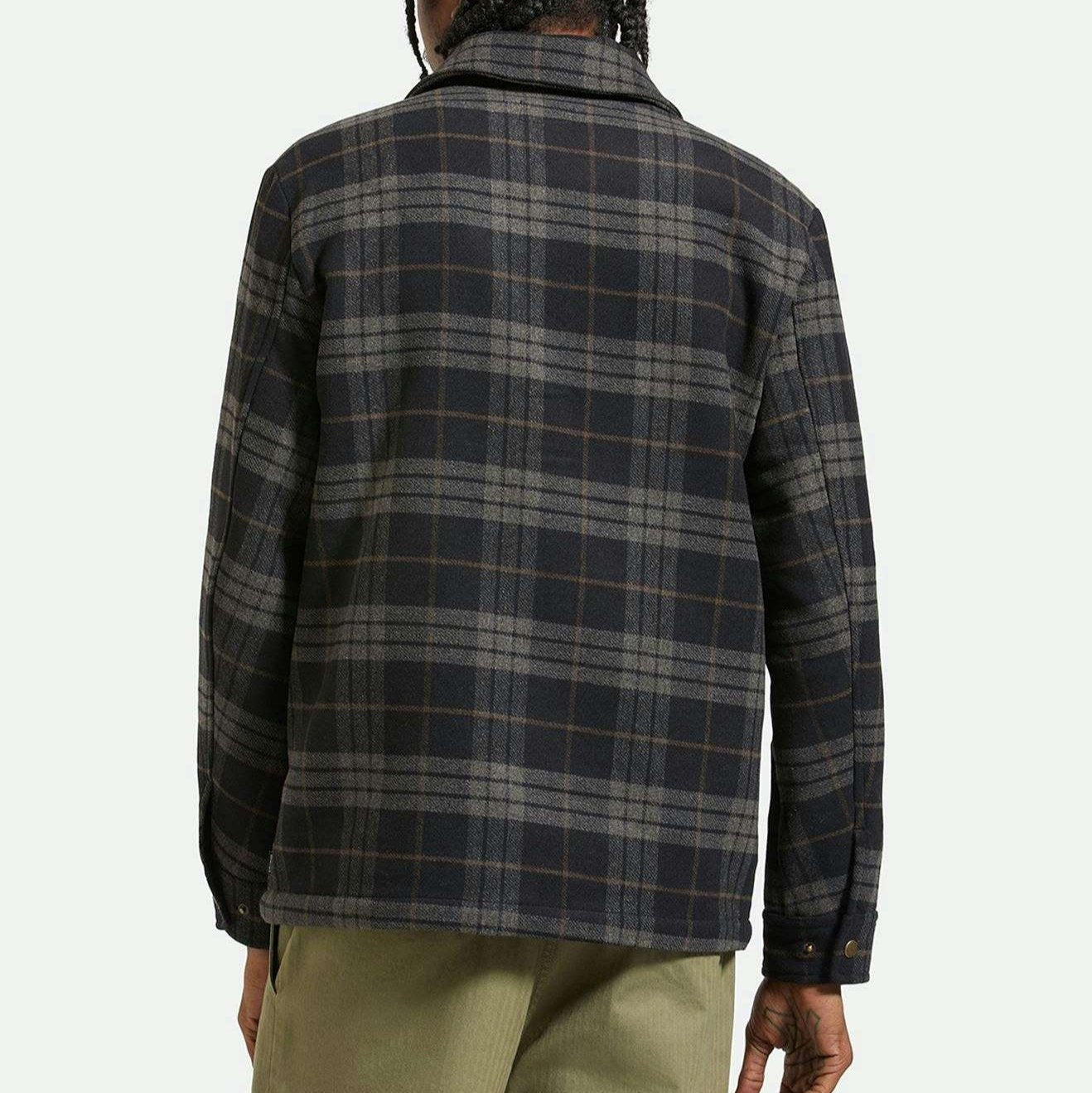 Men's Shop Chore Coat - Black/Charcoal Plaid