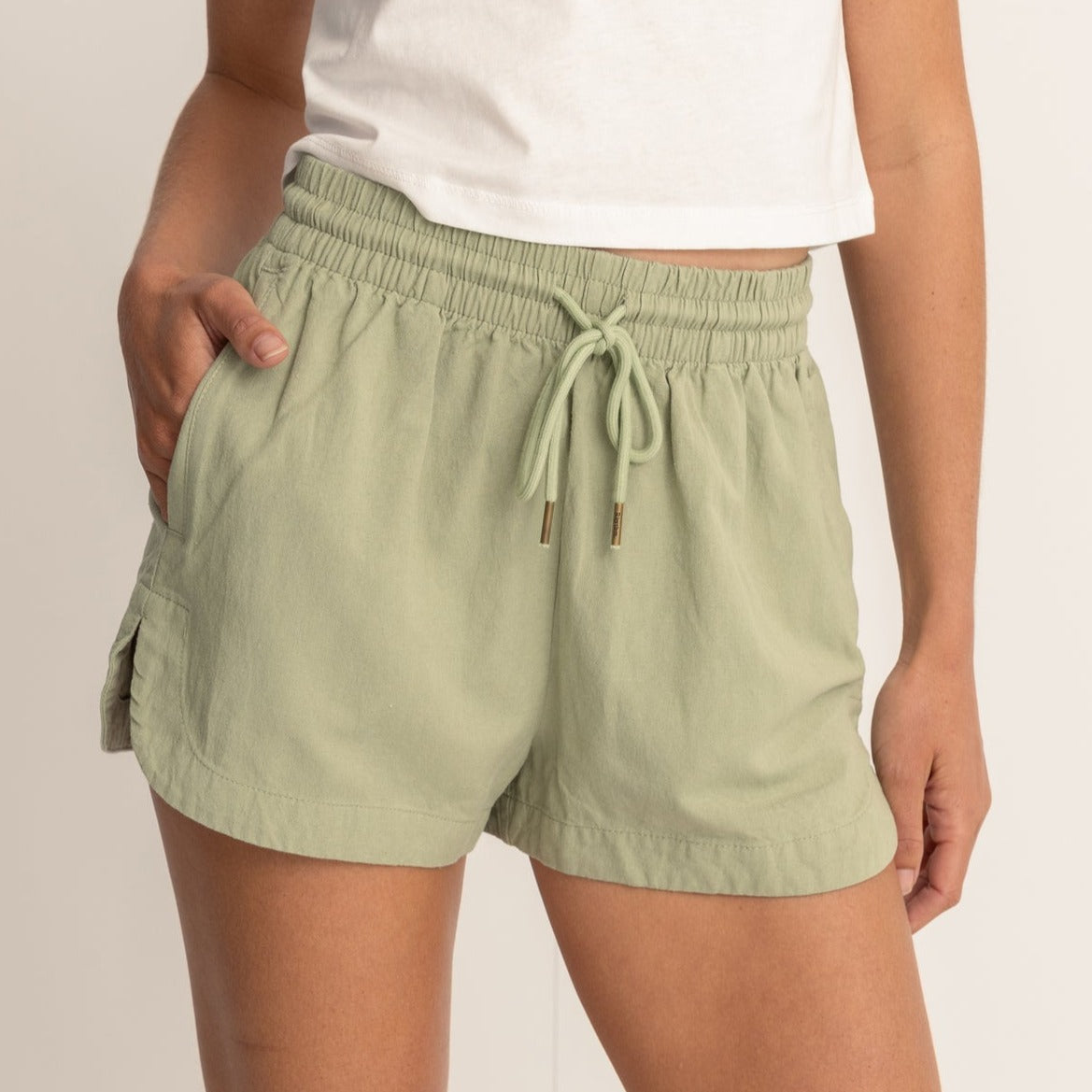 Women's Astrid Elasticated Short - Palm