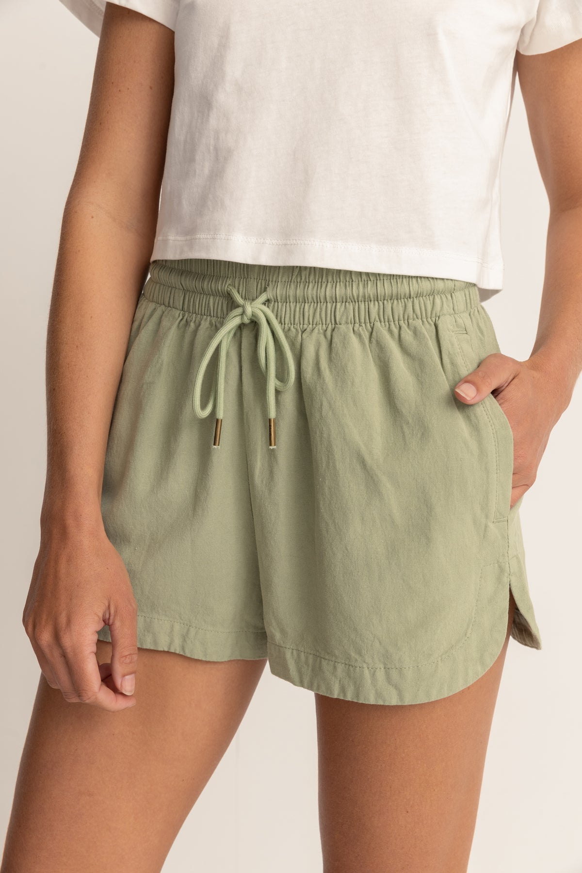 Women's Astrid Elasticated Short - Palm