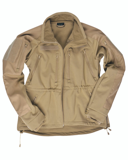 MIL-TEC® Coyote Softshell Plus Jacket - Tan