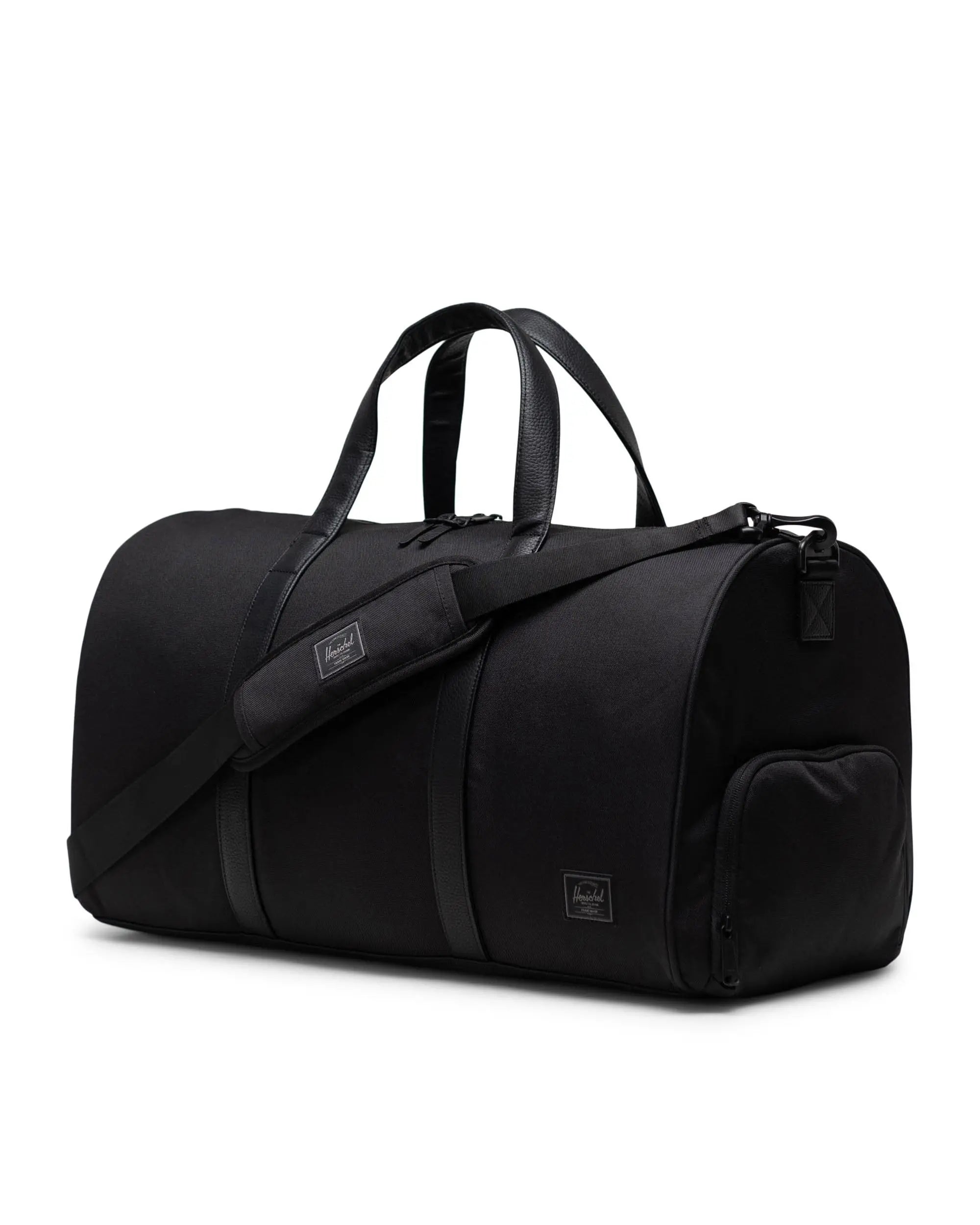 Herschel black duffle fashion bag