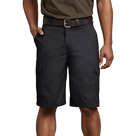 Men's Dickies FLEX Regular Fit Cargo Shorts 11" WR556 - Black