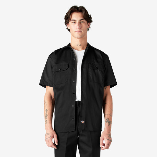 Men's Dickies Short Sleeve Work Shirt 1574 - Black