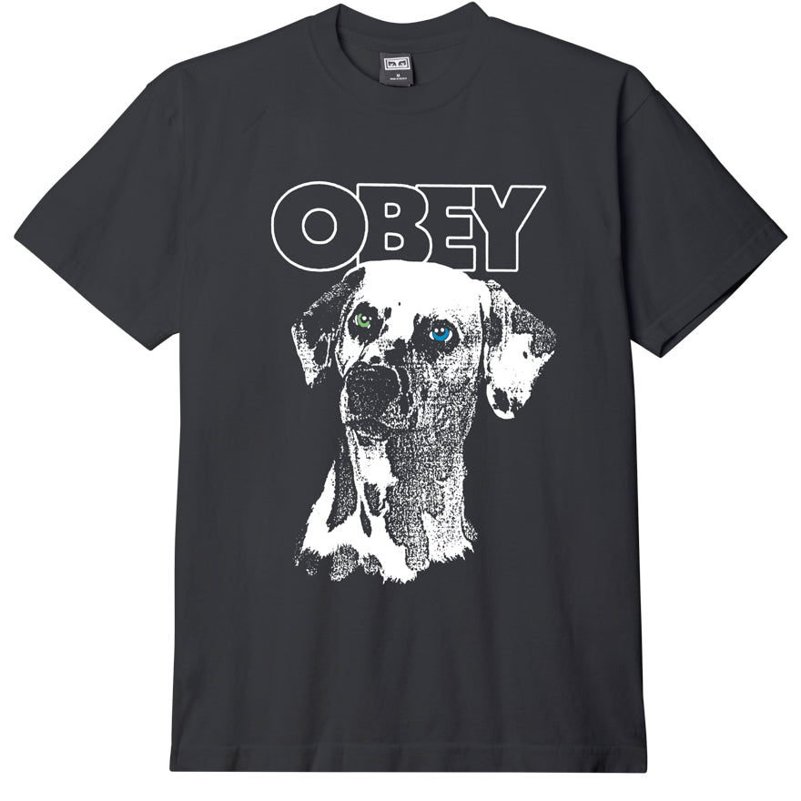 Men's Obey Dalmation S/S Heavyweight T-Shirt - Vintage Black