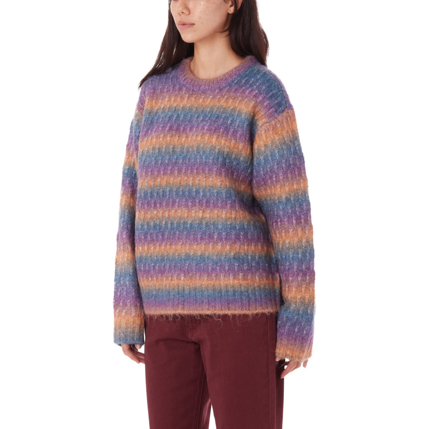 Women's Obey Daytrip Crew Sweater - Purple