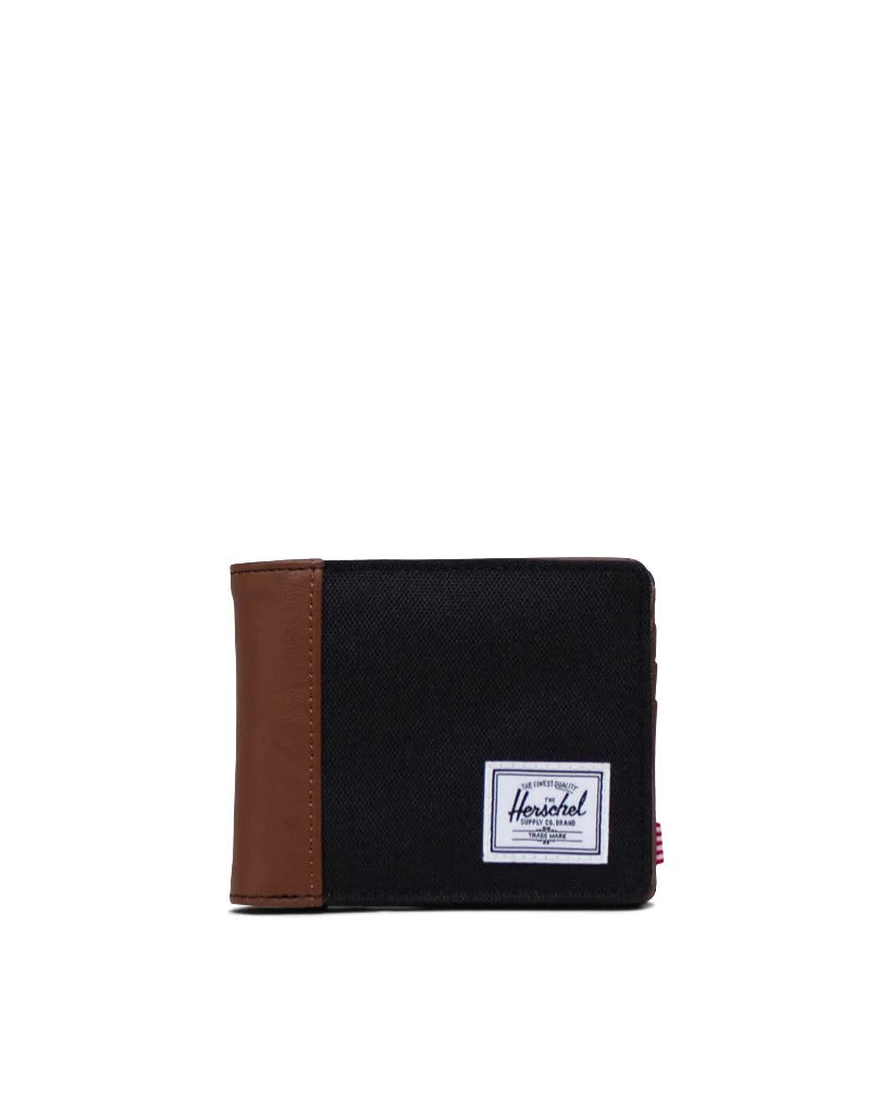 Herschel Hank Wallet - Black / Tan (RFID)