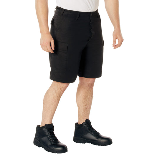 Men's Rothco Rip-Stop BDU Shorts - Black