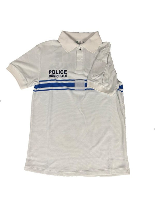 FRENCH WHITE SH/SL POLICE SHIRT- SURPLUS