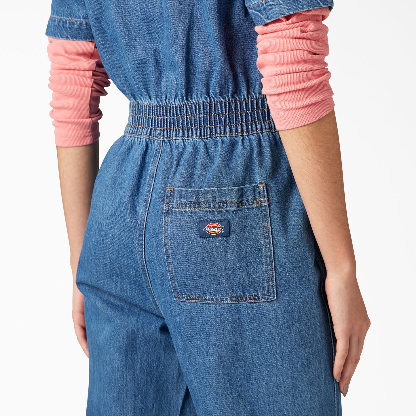 Women's Houston Denim Coverall - Classic Blue