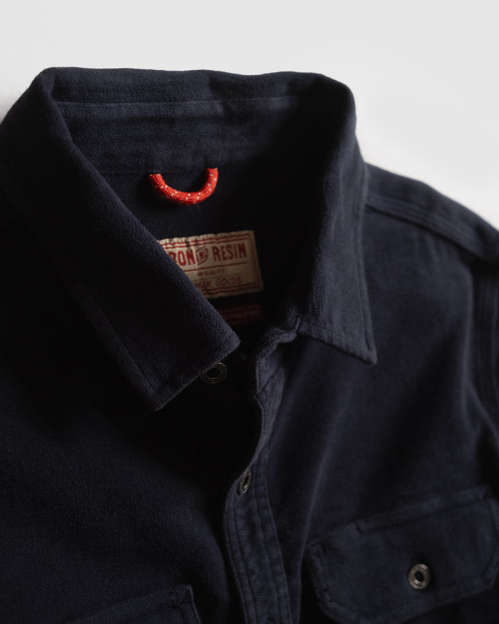 Men's Moleskin Journeyman Shirt - Navy