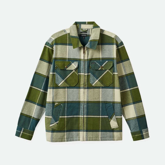 Men's Motor Zip Jacket - Blue Mirage/Dill Plaid