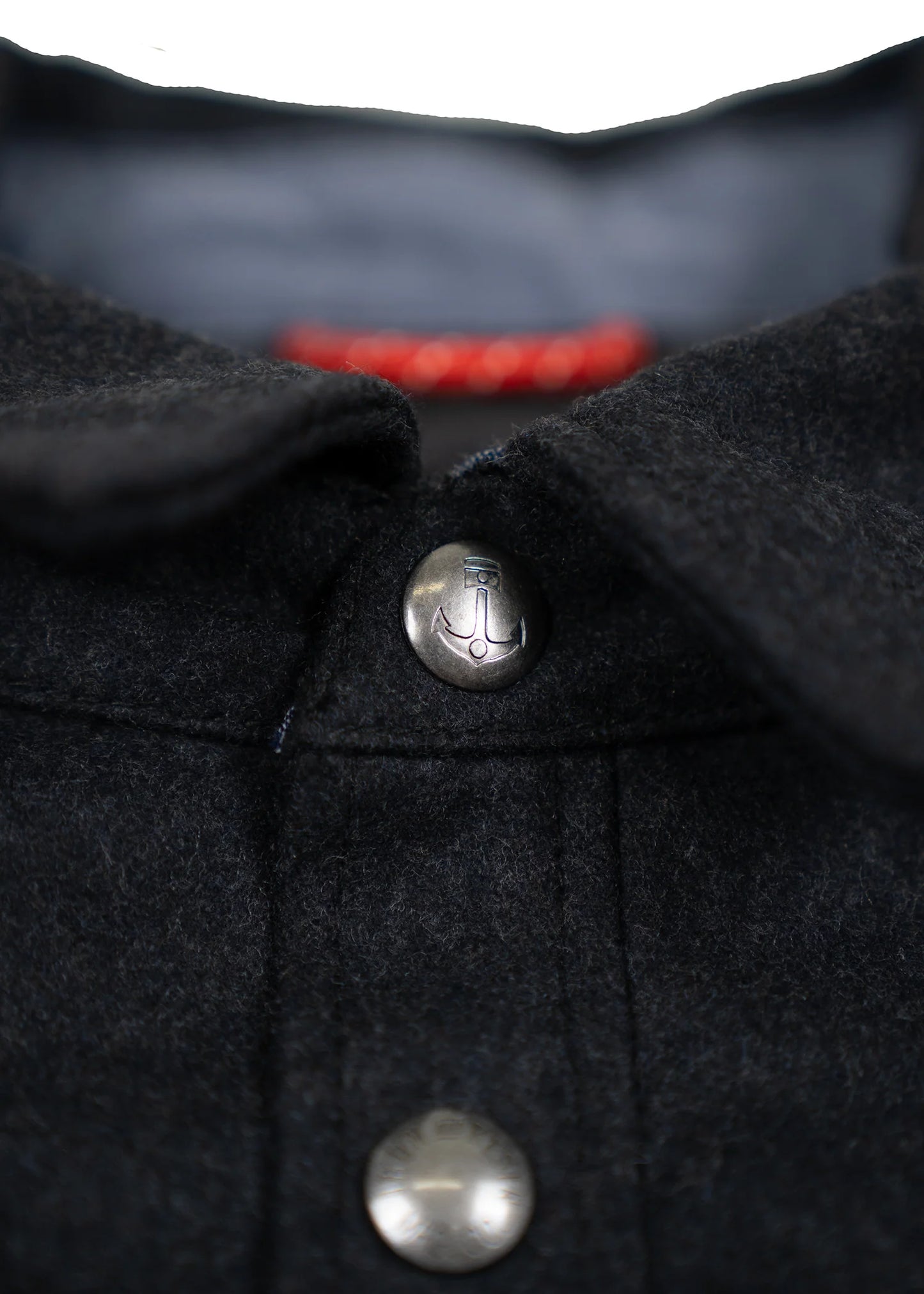 Men's Peak Wool Shirt Jacket - Navy