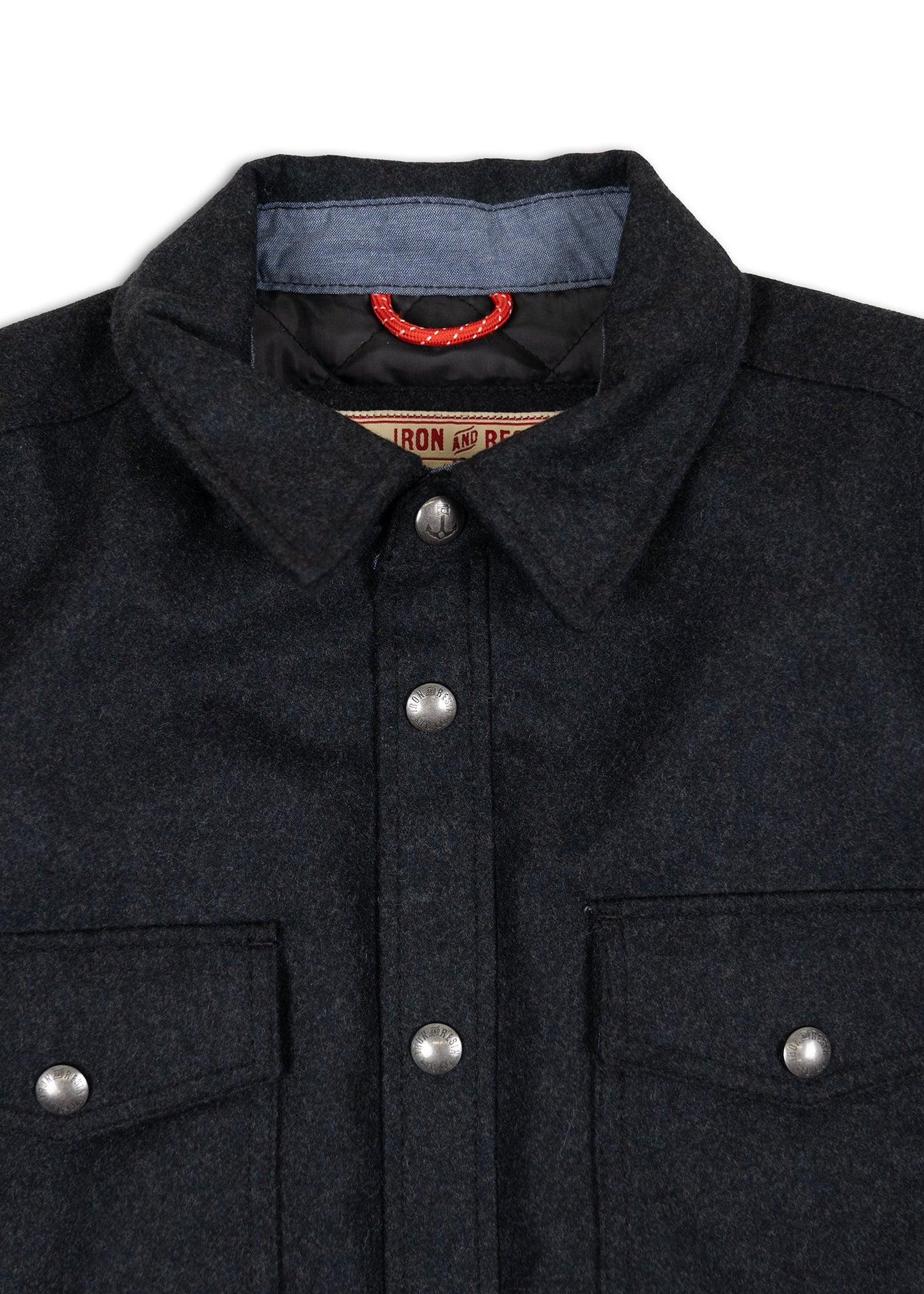 Men's Peak Wool Shirt Jacket - Navy