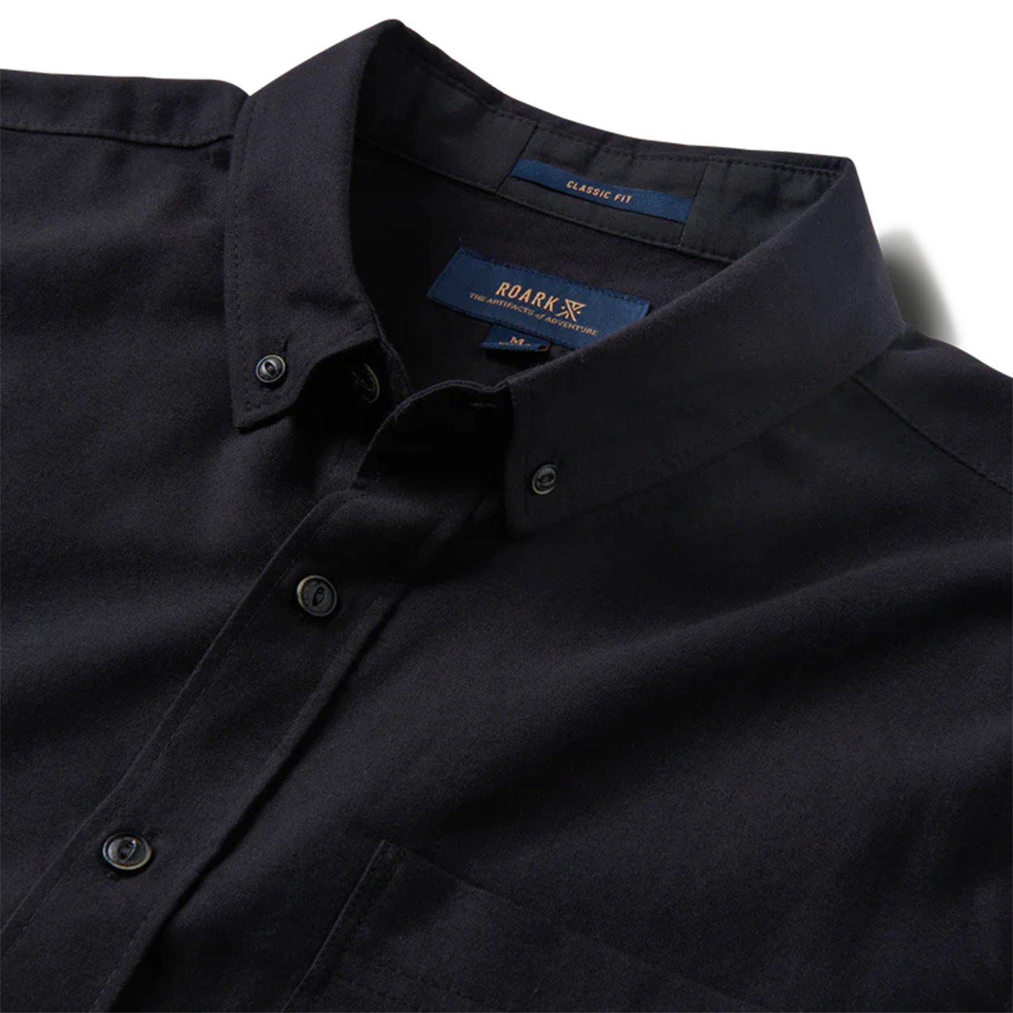 Men's Scholar Stretch L/S Button Up Shirt - Black