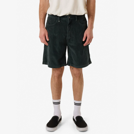 Men's Slacker Cord Short - Dark Jade