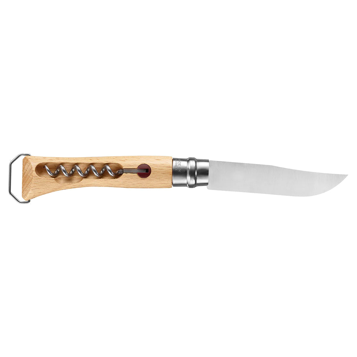 Opinel No.10 Corkscrew With Bottle Opener Knife