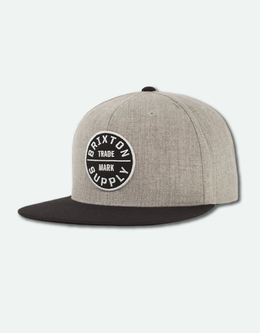 Oath III Snapback - Light Heather Gray / Black