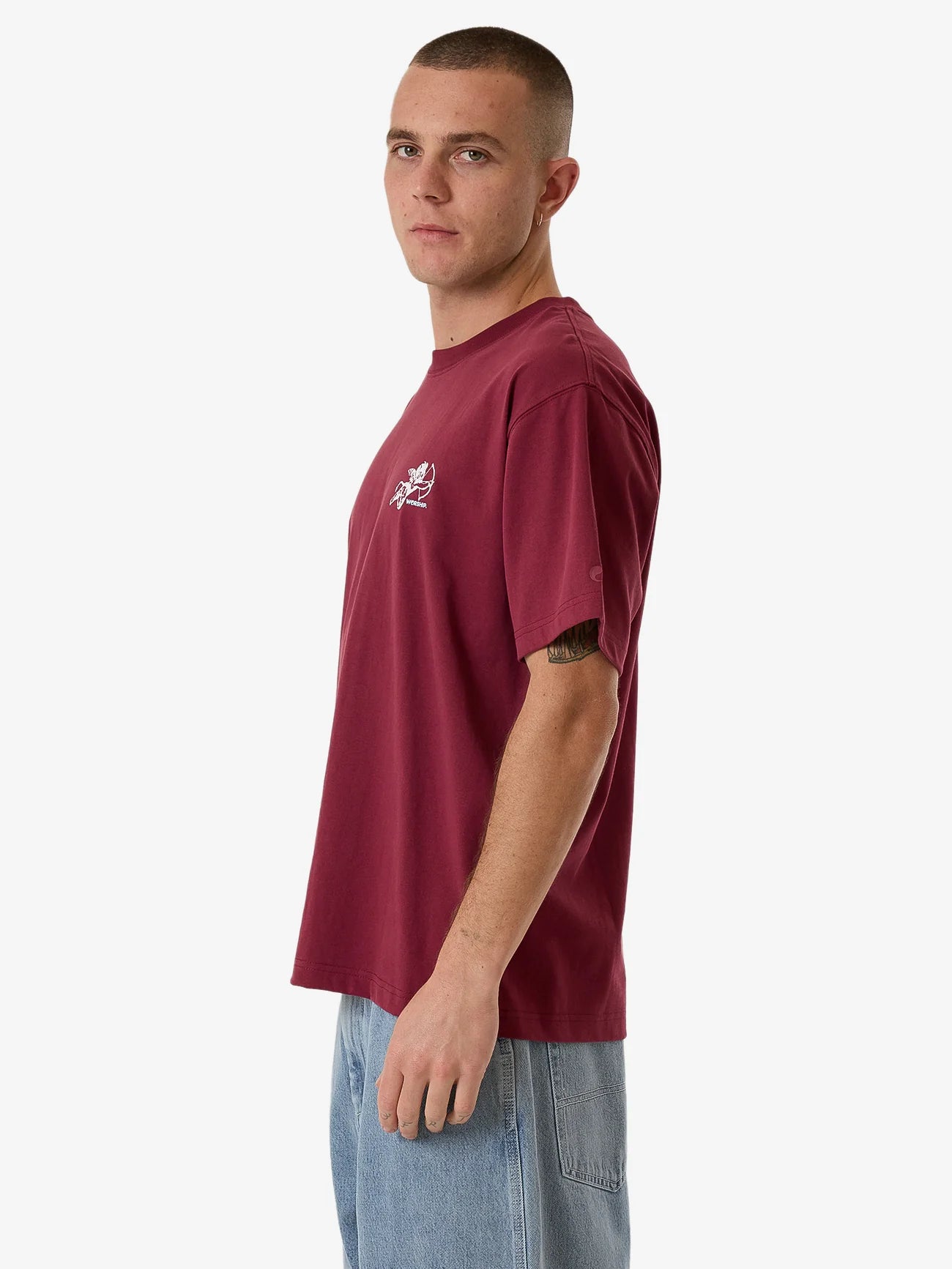 Men's Cherub Tee - Wine