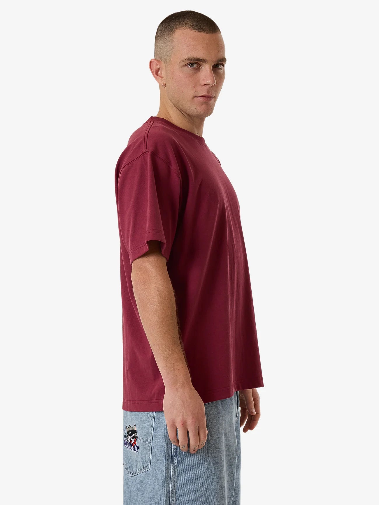 Men's Cherub Tee - Wine