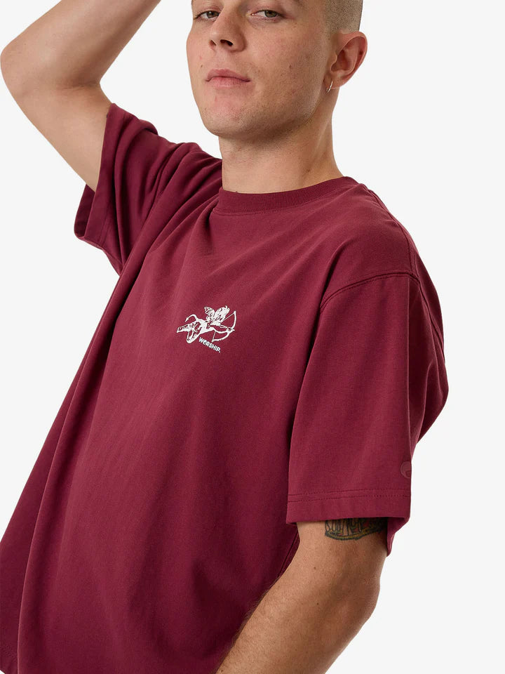 Men's Cherub Tee - Wine