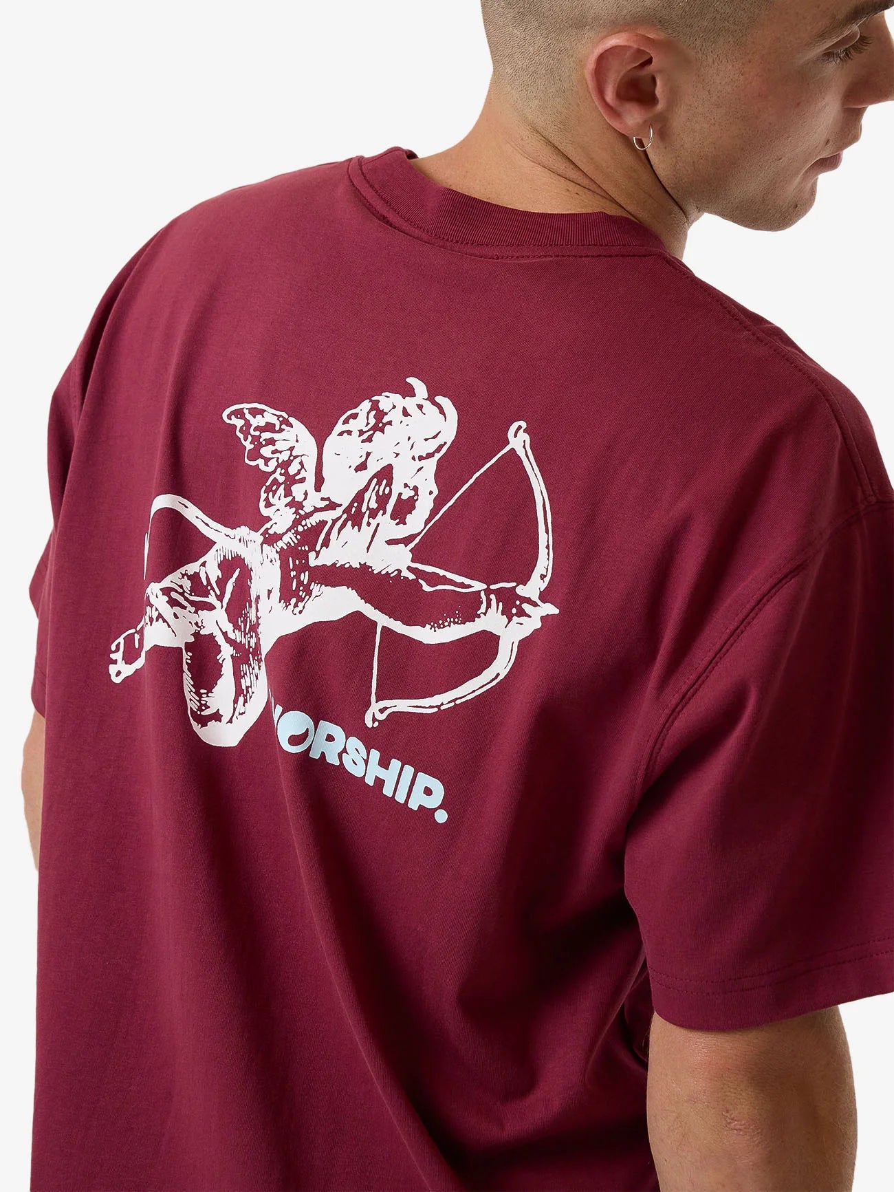 Men's Cherub Tee - Wine