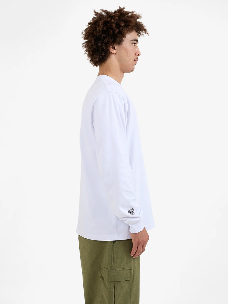 Men's Death Eater Long Sleeve Tee - White