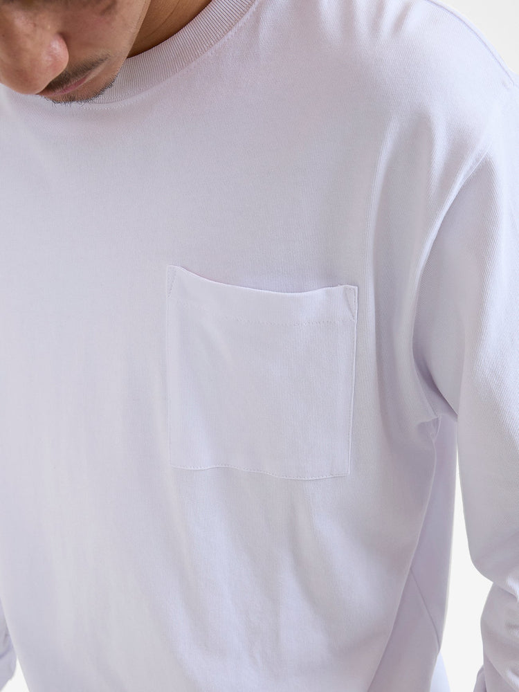 Men's Death Eater Long Sleeve Tee - White