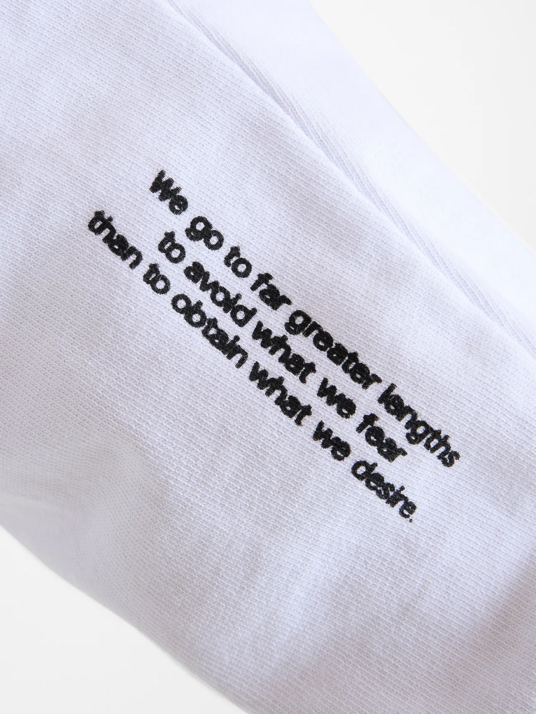 Men's Death Eater Long Sleeve Tee - White