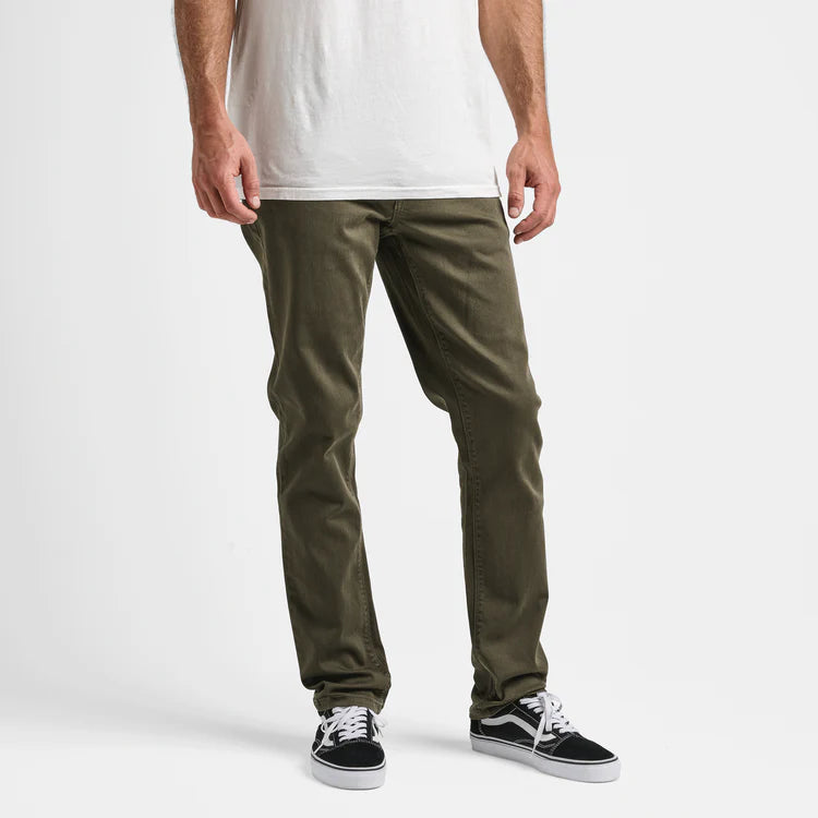 Men's Roark HWY 133 5-Pocket Slim Straight Fit Twill Jeans - Military
