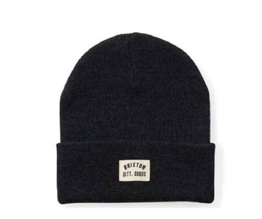 Woodburn Watch Cap Beanie - Washed Black