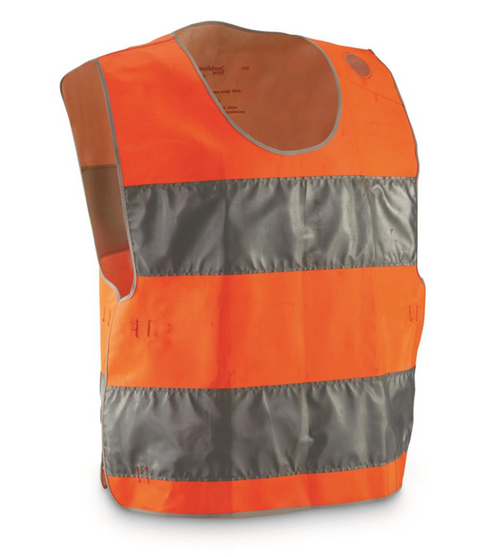 German Safety Vest - Used- SURPLUS