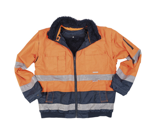 German Wet Weather Reflective Work Jacket- Surplus