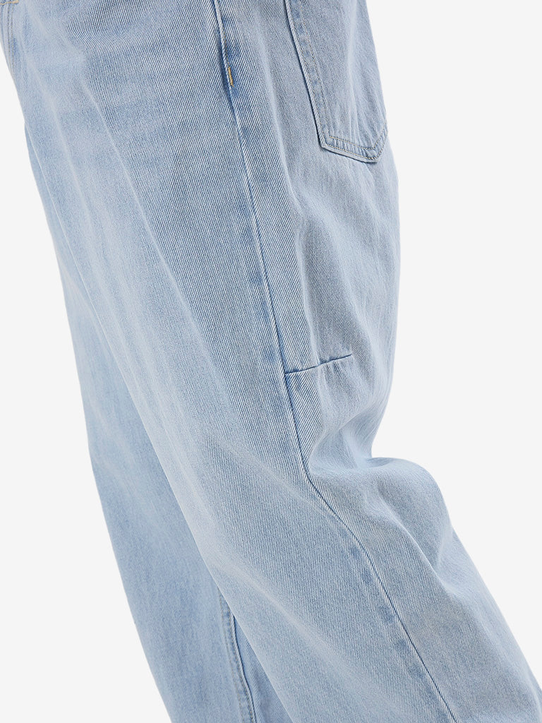 Men's Slacker Denim Jean - Light Ash Blue