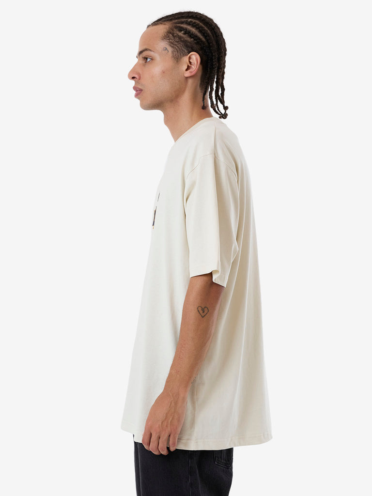 Men's Above It All Oversize Fit Tee - Light Grey