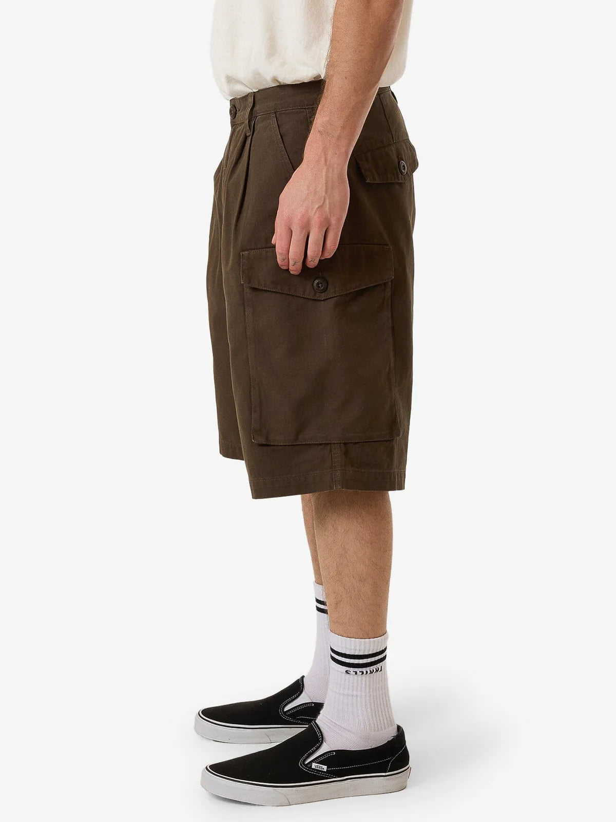 Men's Issued Big Slacker Cargo Short - Canteen