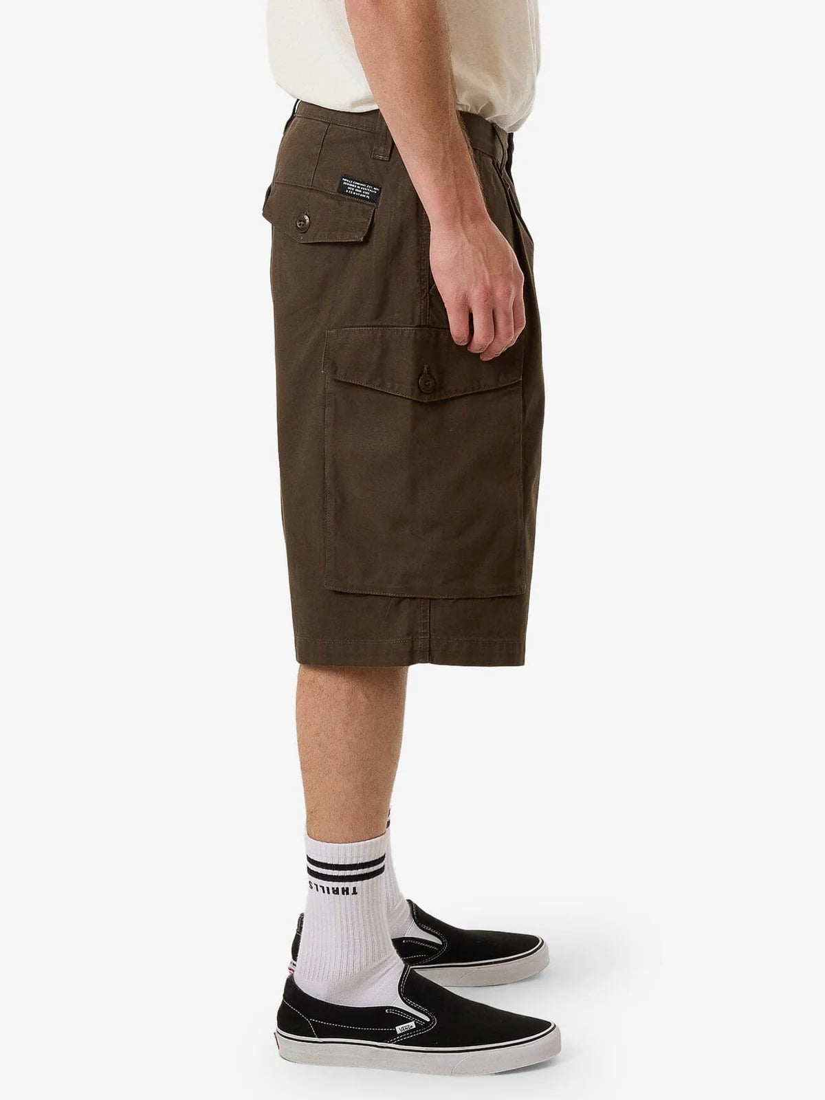 Men's Issued Big Slacker Cargo Short - Canteen