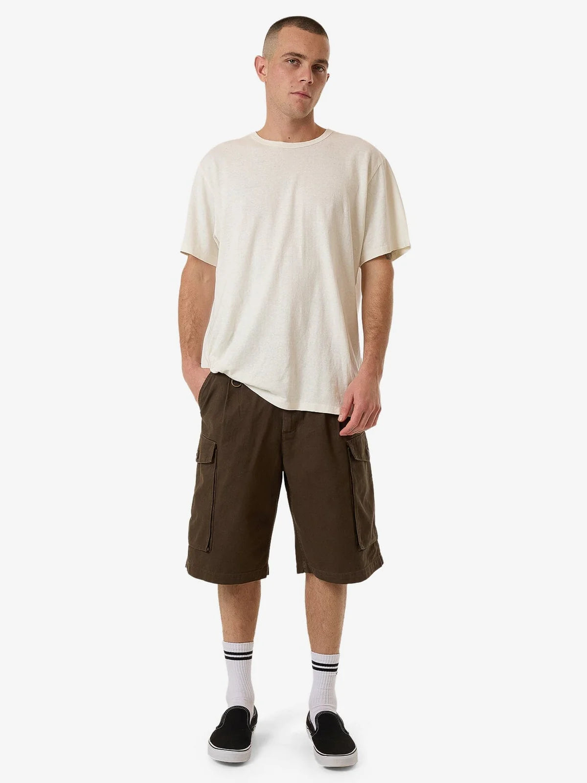 Men's Issued Big Slacker Cargo Short - Canteen