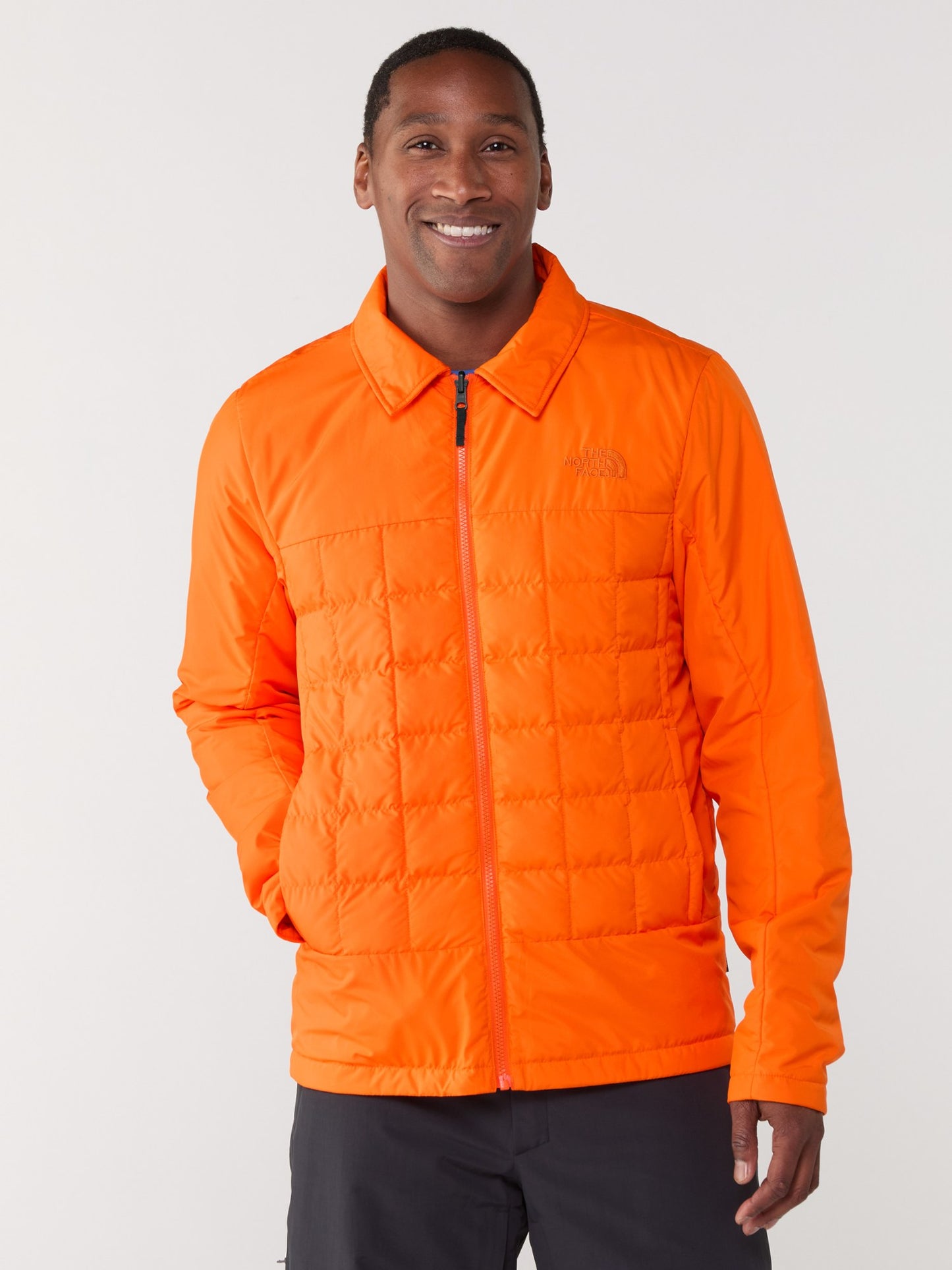 Men's Thermoball™ Eco Snow Triclimate® Jacket - Earthen Copper/TNF Orange