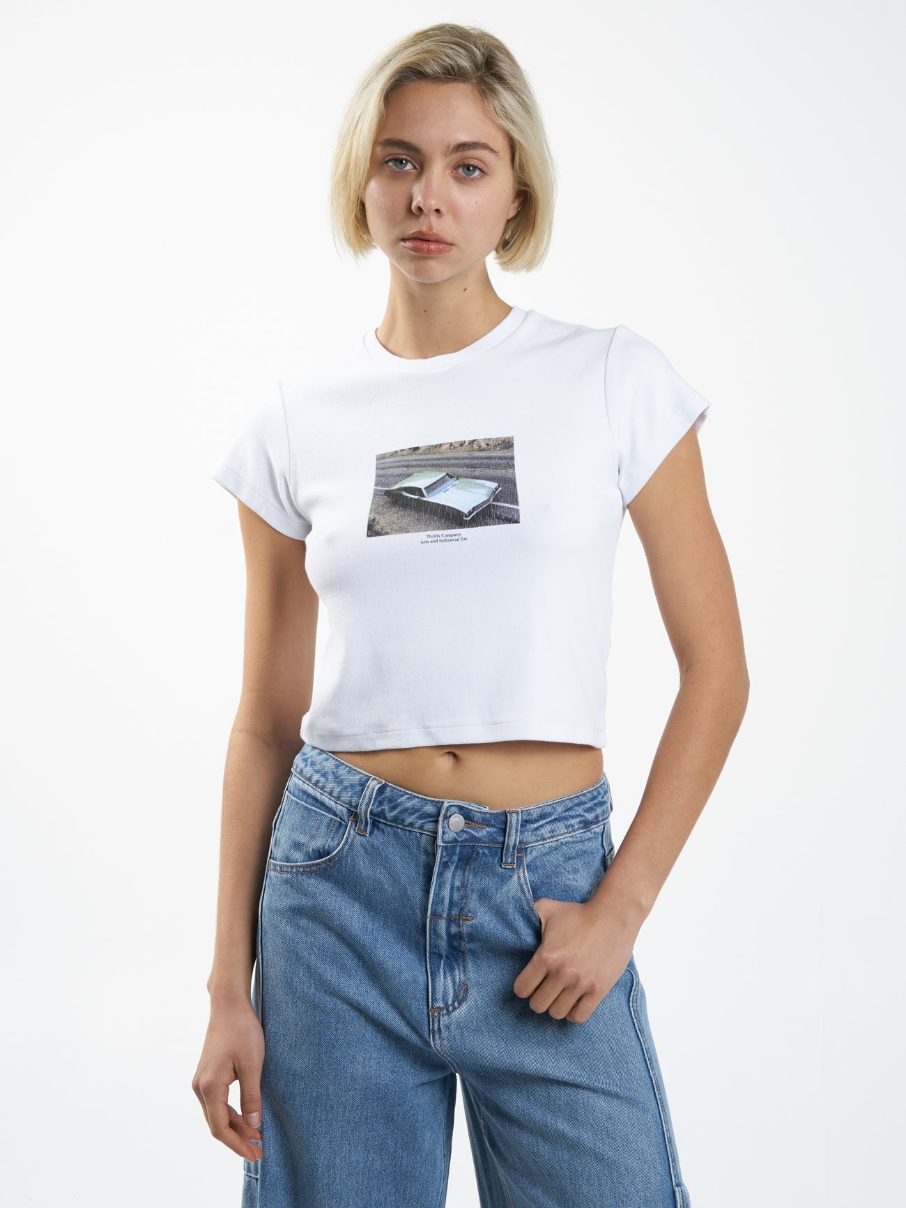 Women's Canyon Mini Tee - White