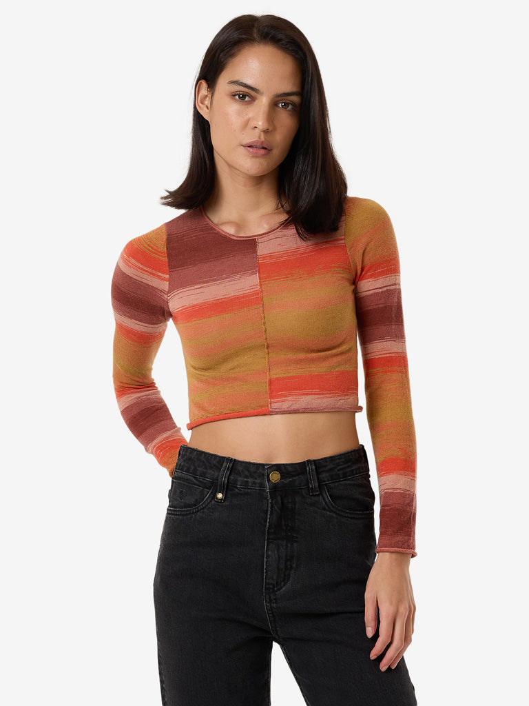 Women's Rise Knit Top - Berry