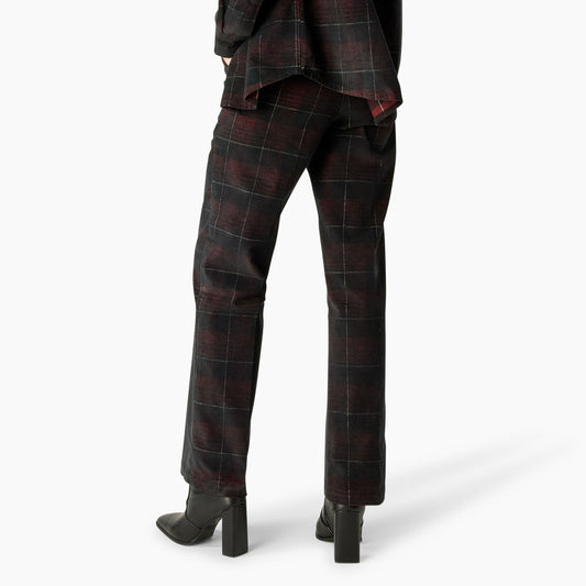 Women's Alma Plaid Pant - Corduroy Check Dark Base