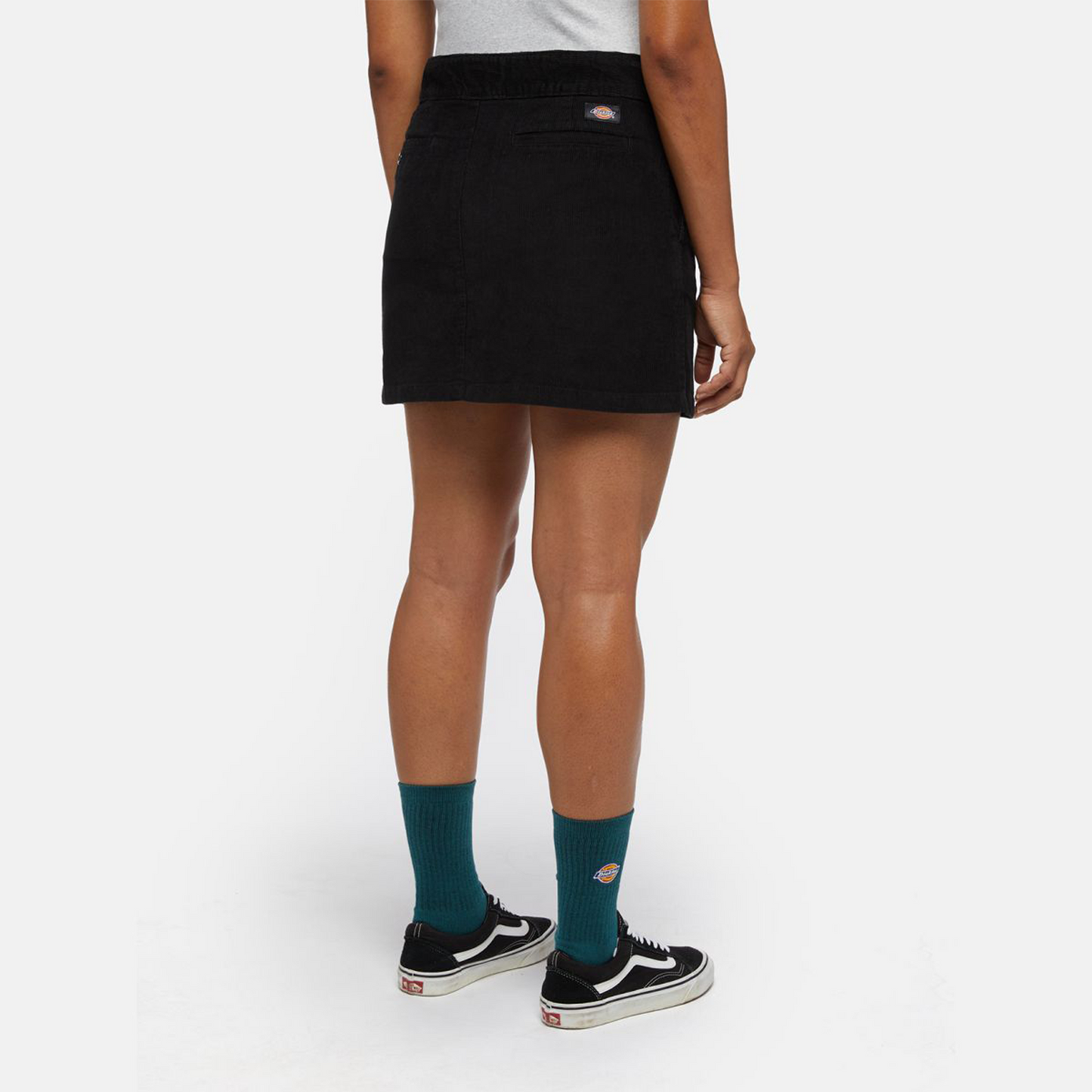 Women's Corduroy Mini Skirt - Black