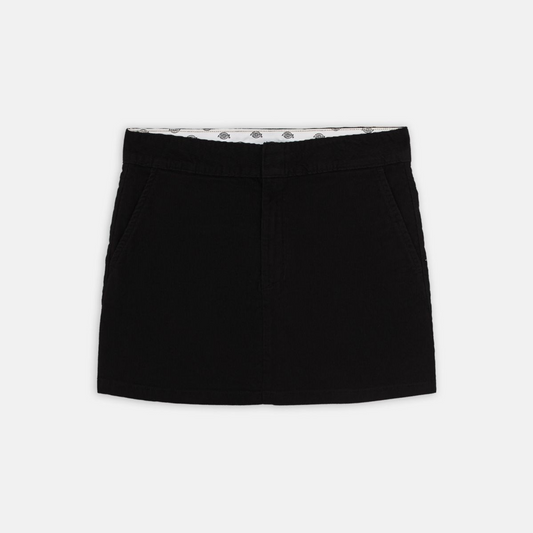 Women's Corduroy Mini Skirt - Black