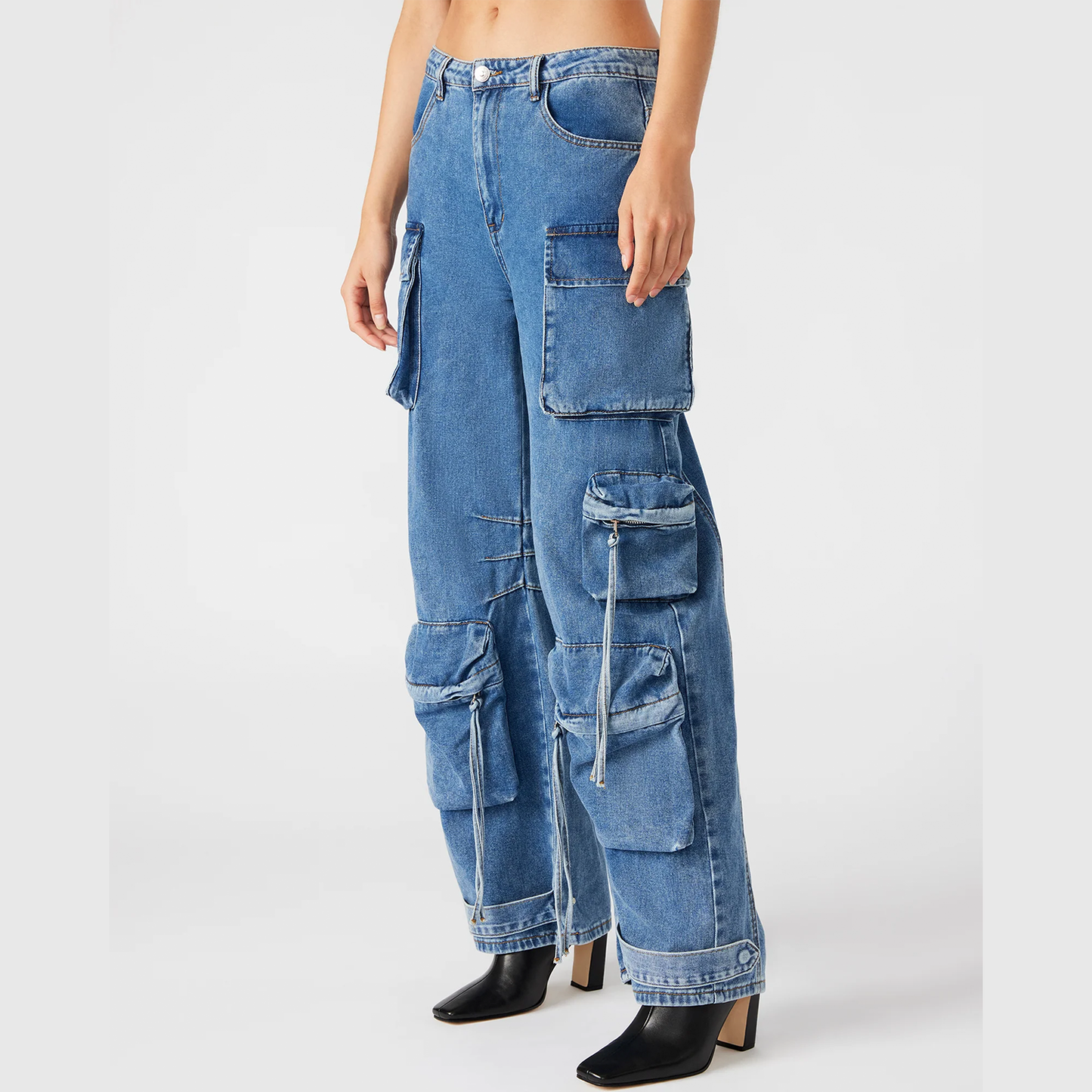 Women's Duo Cargo Pant - Blue Denim