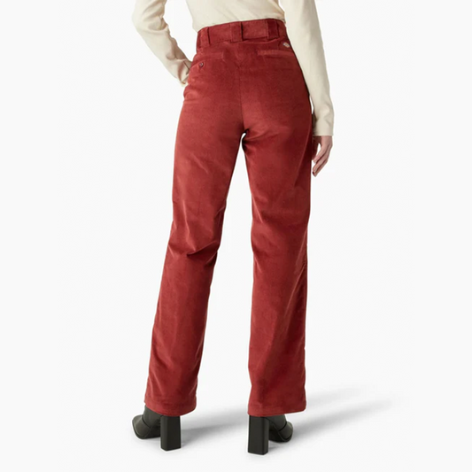 Women's Halleyville Corduroy Wide Leg Pant - Fired Brick