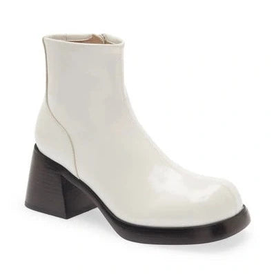 Women's Himari Boot - White Patent Leather (Size 8 Only)