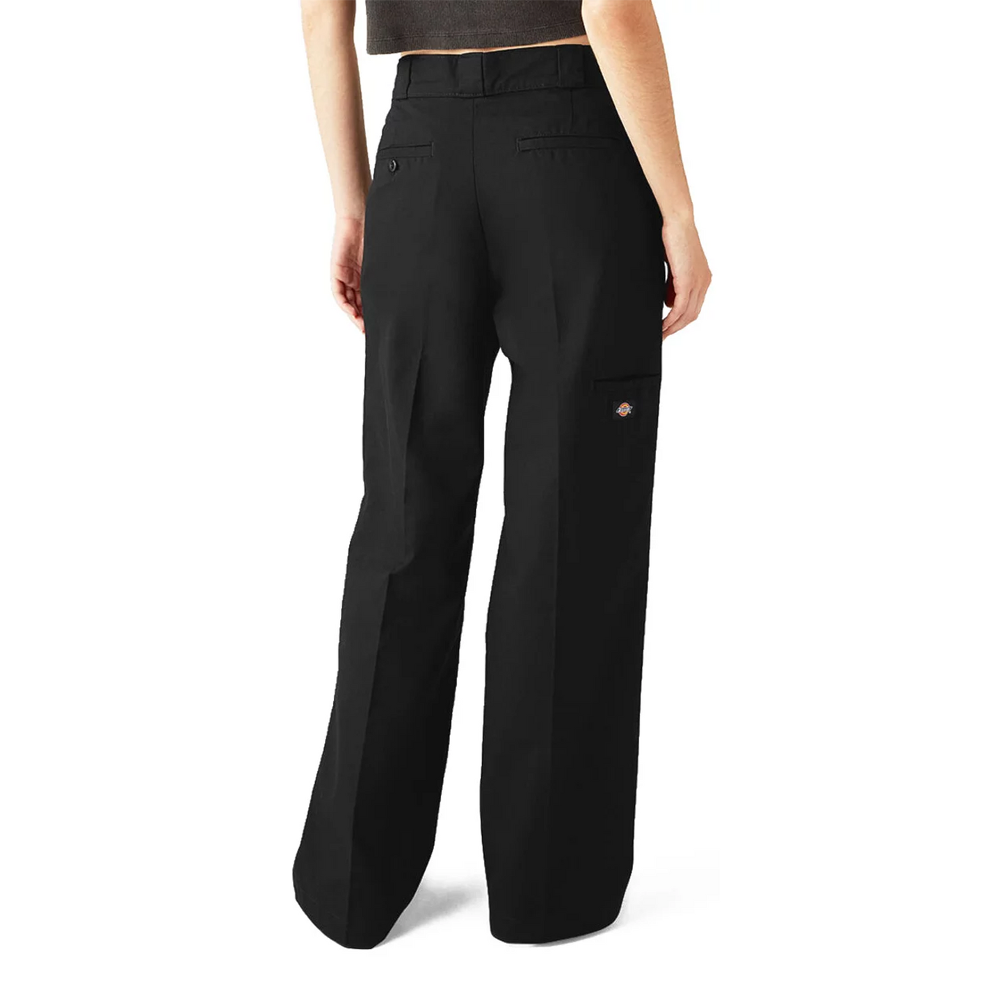 Women's Pleated Multi Pocket Work Pant - Black