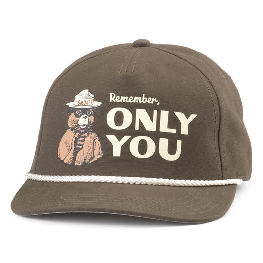 Smokey the Bear Canvas Cappy