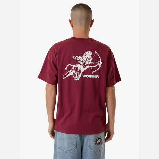 Men's Cherub Tee - Wine