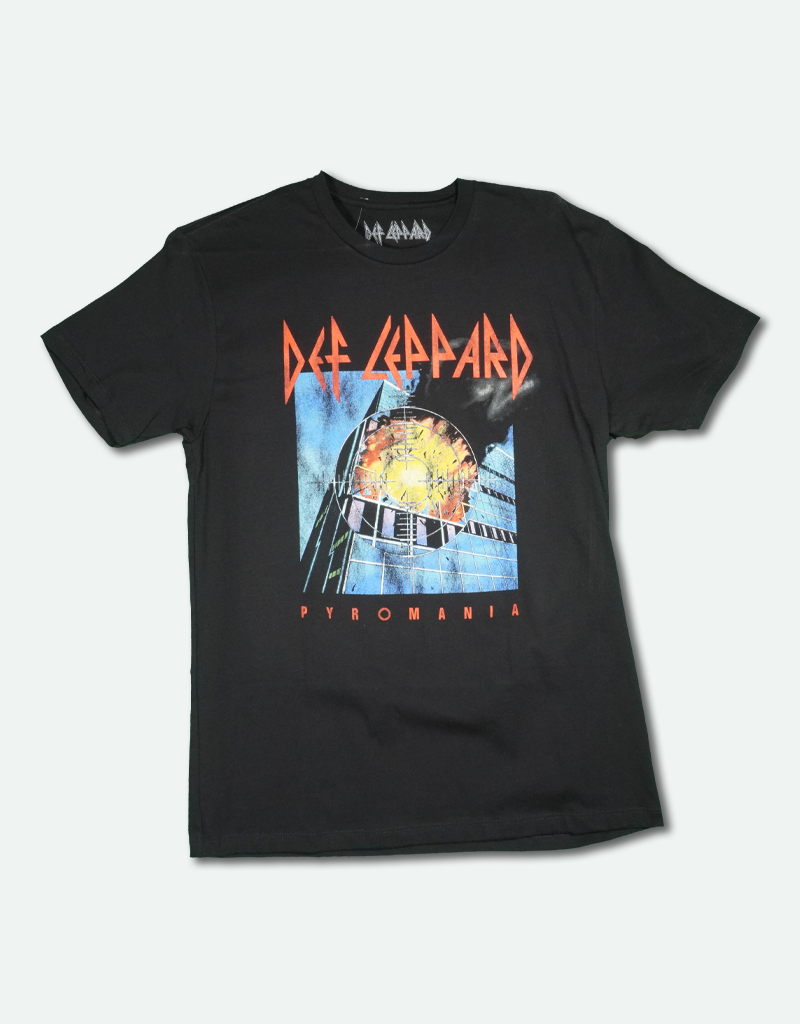 Def Leppard (Pyromania Black) Tee